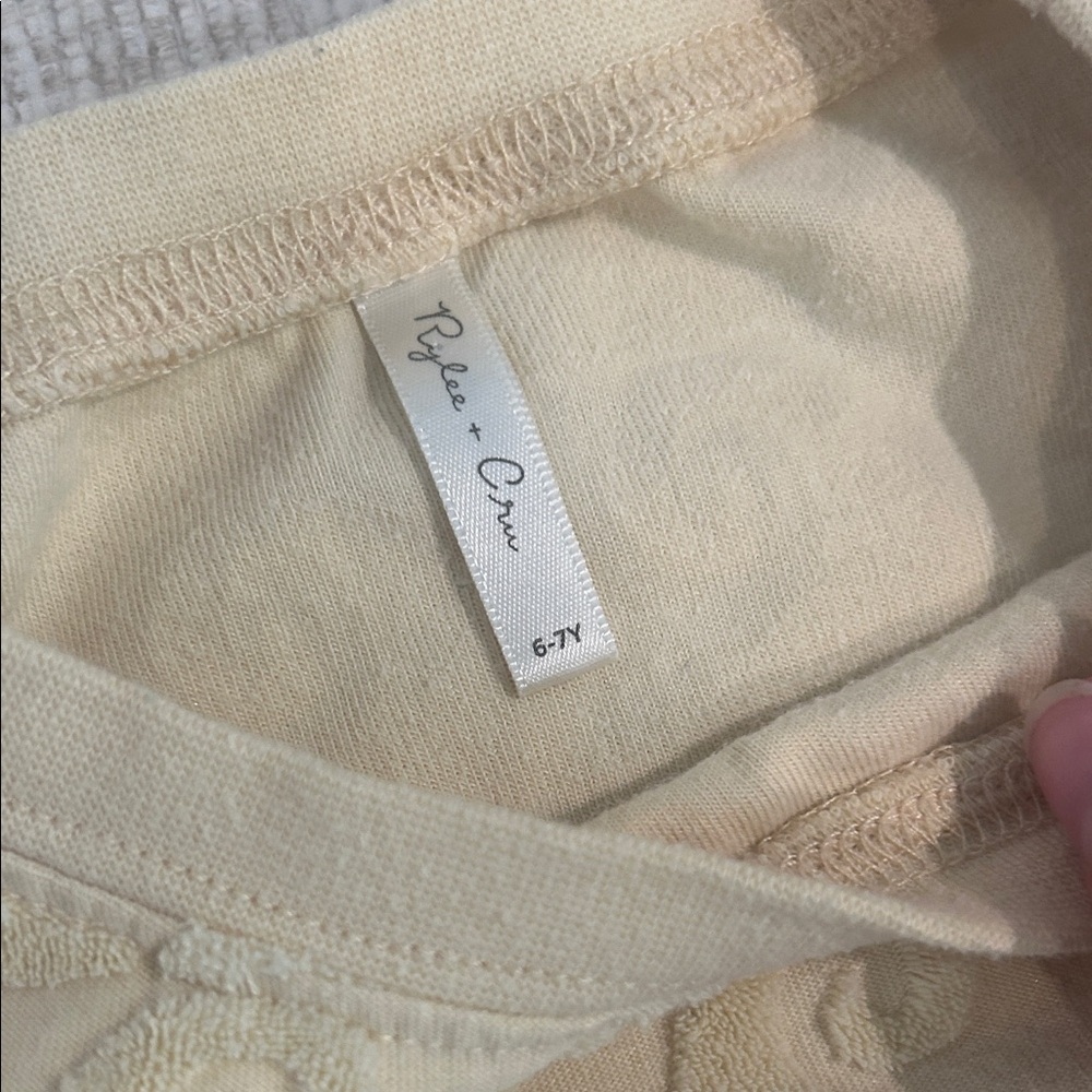 Butter Yellow Wave Textured Sweatshirt - Picture 2 of 3